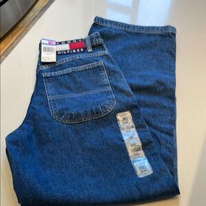 🆕 Tommy Hilfiger Woman’s Baggy Wide Leg Blue Jeans, 90’s Vintage. Size 4R